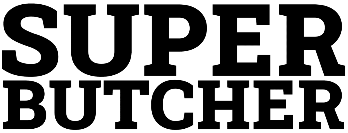 Super Butcher Logos Main Logo Blk